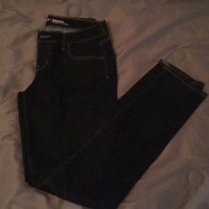 Dark denim jeans